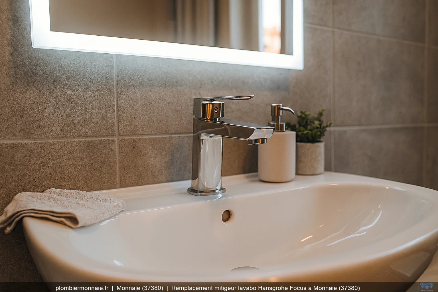 Remplacement mitigeur lavabo Hansgrohe Focus a Monnaie (37380)